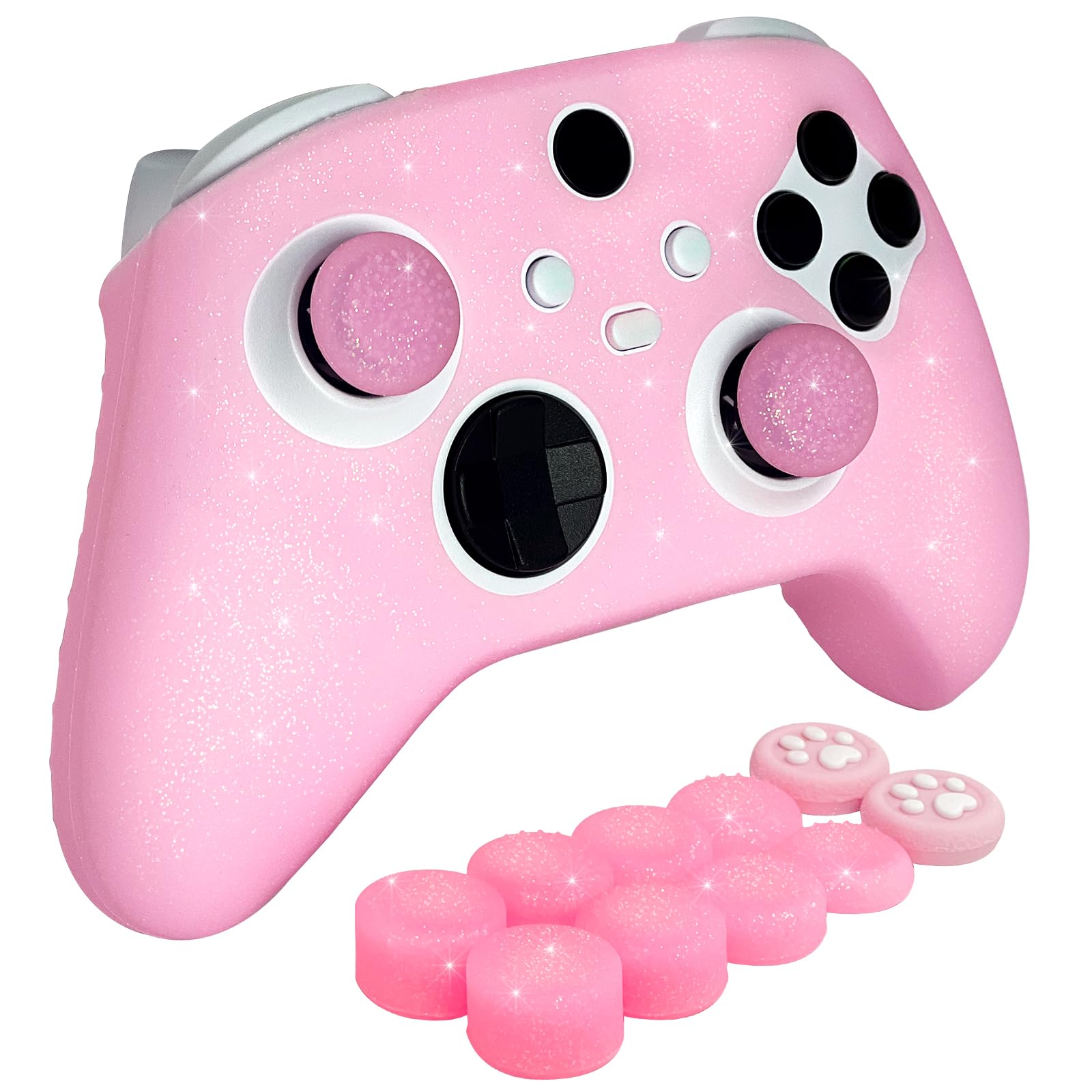Amazon.com: HLRAO Pink Glitter Anti-Slip Protective Silicone Cover